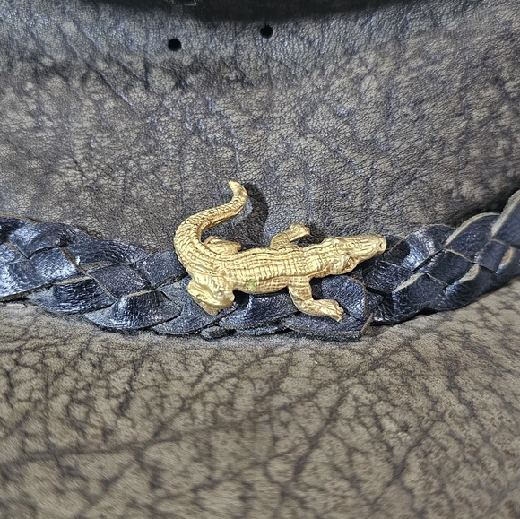 Genuine Kangaroo Leather Aussie  Outback Hat - Picture 4 of 9